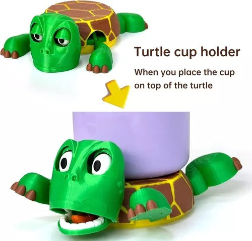Turtle coaster with SURPRISE ACTION