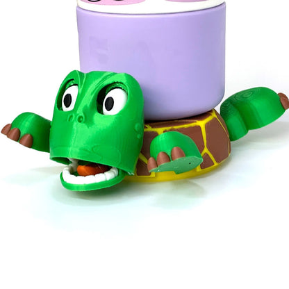 Turtle coaster with SURPRISE ACTION