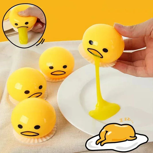 Funny egg yolk