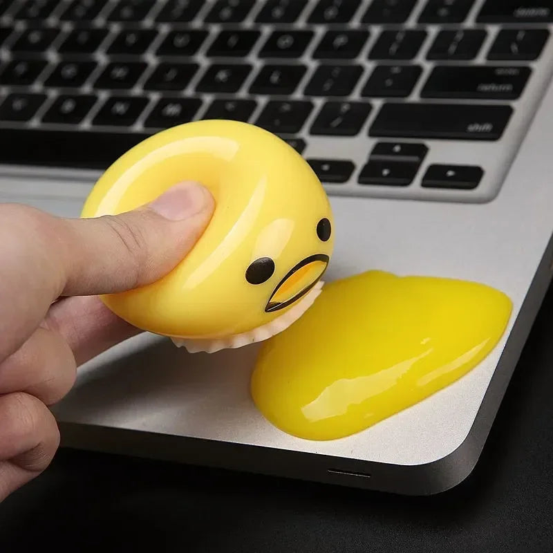 Funny egg yolk