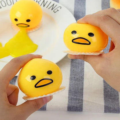 Funny egg yolk