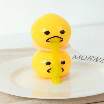 Funny egg yolk